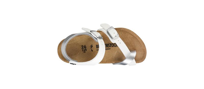 Birkenstock Birko-flor Narrow Taormina Børn Sølv | DK 113RVD